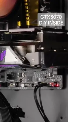 Computer DIY with GTX3070 #review #diypc #gtx #3070 #intel #cpu 