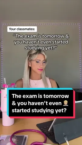 Ace all your exams with these last minute study hacks! ✅🧠📚🏆 - 1️⃣ Timed Practice - do practice exams under full exam conditions (eg without notes, complete silence, reading time if applicable and no breaks). This is one of the BEST study methods to prepare for exams in the shortest amount of time as you’ll learn proper exam technique and how to APPLY information rather than just rote learn ⏳ . 2️⃣ Blurting - write down everything you can remember about the topic from memory. Compare what you have just blurted to your notes, revise the information you missed, and repeat until you remember everything 📣 . 3️⃣ Traffic Light Method - print out a copy of your syllabus/learning guide and through each dot point & colour code them based on your understanding:  🔴 Red - what you have NO idea about  🟠 Orange - what you are OK with, but need more work on 🟢 Green - what you know WELL, and don’t need to revise further Focus on the Red topics first, then the Orange topics, until you can make them ALL green!! 🚦 - NOTE: It’s always better to start revising in advance so you don’t need to cram, but sometimes this can’t be helped, so please only use this as the exception, not the rule!! 🙏🏽  - #studyhack #studyhacks #examseason #examhacks #studytok #studentlife 