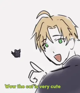 Tantan attempting to pet a wild cat(real not bait) . . . #fyp#obeyme #obeymeshallwedate #obeymelucifer #obeymesatan #fanart #fypシ 