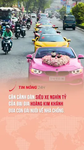 Cận cảnh dàn siêu xe nghìn tỷ của Đại Gia Hoàng Kim Khánh đưa con gái nuôi về nhà chồng. 🚗 #tiktoknews #tinnong24h #tiktokgiaitri #hoangkimkhanh #mailisa #sieuxe #sieuxevietnam #damcuoimientay #cantho 