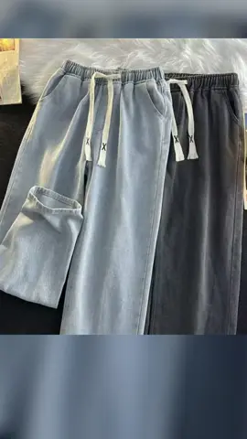 MR9 Jeans 5080 กางเกงยีนส์ขายาวชาย เอวยืด มีเชือกรูด ทรงหลวม เสื้อผ้า ผู้ชาย กางเกงนิยมยีนส์ผู้ชาย Man สีเทา Clothing ฟ้า น้ำเงิน #กางเกงยีนส์ #กางเกงยีนส์ผู้ชาย #กางเกงยีนส์เอวยืด #tiktokshop #เปิดการมองเห็น 
