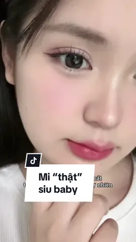 Dạo này bị thích kiểu mi tơ tơ baby nhìn nhẹ nhàng yêu yêu  íi #beauty #makeup #mlendiary #mlenvn #migia 