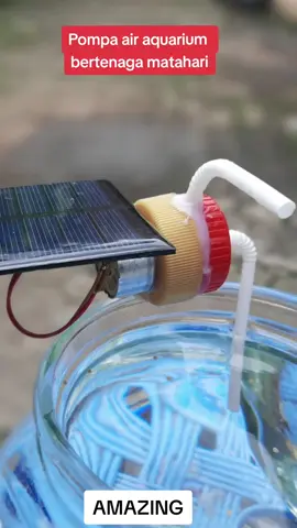 diy dari barang bekas menjadi pompa air bertenaga surya #diyhome #idebarangbekas #unik #tutorial #ide 