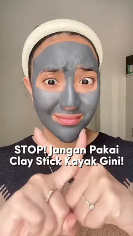 Siapa nih yang masih pake claystick dengan cara ini? Jangan diulangin lg ygy karena bisa bikin wajah km breakout loh!🥲 #claystick #skintific 