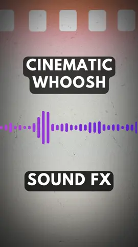 Transition WHOOSH Sound. Check the YouTube Channel for more NO Copyright Sound Effects!! #soundfx #soundeffects #whoosh #transition #filmmaking 