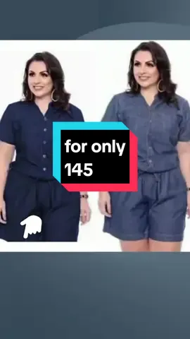 KOREAN FASHION PLUS SIZE DENIM JUMPSHORT FIT XL Womenswear Comfortable Price dropped to just ₱245.00 - 279.00! #tiktokaffilliate49  #fypシ  #viral  #viraltiktok  #gemskieshop49  #fypシ゚viral🖤tiktok 