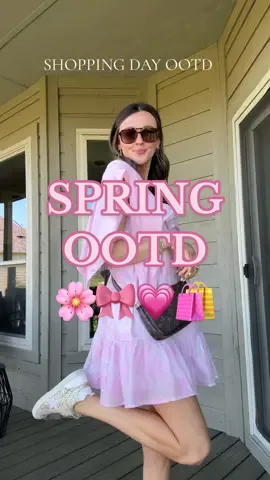 we love a PINK shopping day🩷🎀🌷🛍️ #OOTD #springoutfit #pinkdress #bachelorette #bacheloretteparty #austin #atx #weekend #springdresses 