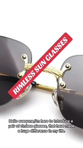 #tiktokspringsale #glassesareamazing #rimlessglasses #rimlesssunglasses #sunglasses #Rimless #glasses #CapCut 
