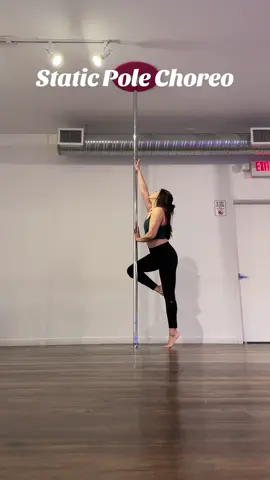 Full combo on IG 🥰  #polechoreo #beginnerpole #staticpole #poledance #staticcombo 