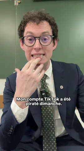 Soyez en sécurité ❤️. Ne donnez jamais votre mot de passe! Merci @TikTok France !! #prof #professeur #monsieurprof #cours #anglais #coursdanglais #english #eleve #élève #eleves #college #lycee #securite #safety #safe #attention 