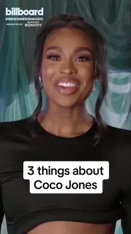 From her collaborations to learning how to produce, @cocojones shared three things you didn't know about her music while backstage at #BBWomenInMusic. 🎧 #cocojonesmusic #cocojones #interview #3things #WomenOfTikTok #billboard #musicengineer #musicengineering #collab #collaboration #collabs #singersongwriter #songwritersoftiktok #cocojonesicu 