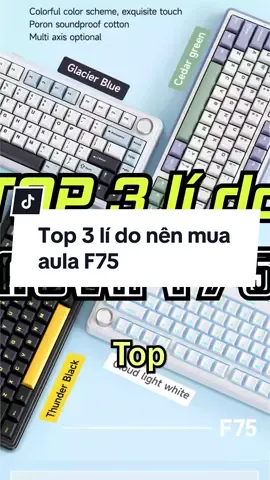 Anh em muốn tìm phím giá rẻ mà chất lượng thì múc em này ngay đi #decorzone #aula #f75 #banphimco 