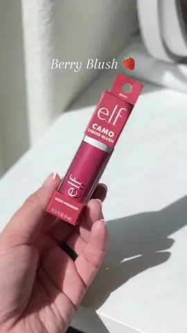 @e.l.f. Cosmetics NEW Camo Liquid Blush in Berry Well 🍓 #elfcosmetics #blush #swatches #berryblush #newmakeup #makeup #fyp #viralmakeup 