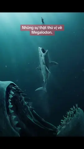 Megalodon - siêu cá mập khổng lồ thống trị đại dương cổ đại. #biankybi #camap #megalodon #megalodon🦈 #mega 