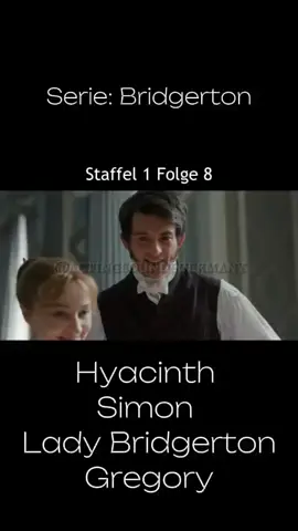 Bridgerton || #Hyacinth #LadyBridgerton #Simon #Gregory #Bridgerton #actingsoundsgermany 