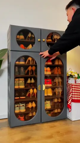 Shoe rack #fyp #shoerack #shoecabinet #foldable #storagecabinet #household #organize #householditems 