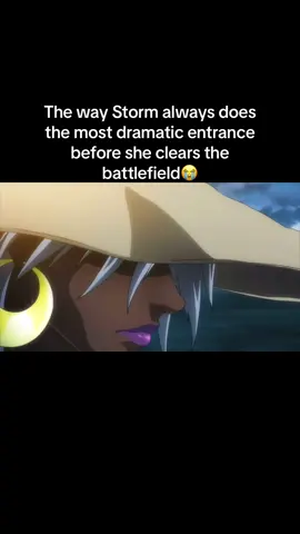 You know it’s over when Storm walks up slow😭 #storm #ororomunroe #xmen #marvel 