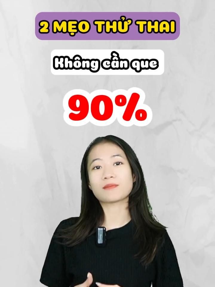 2 MẸO THỬ THAI KHÔNG CẦN QUE CHÍNG XÁC ĐẾN 90% #zenbkid #xuhuong #thuthai