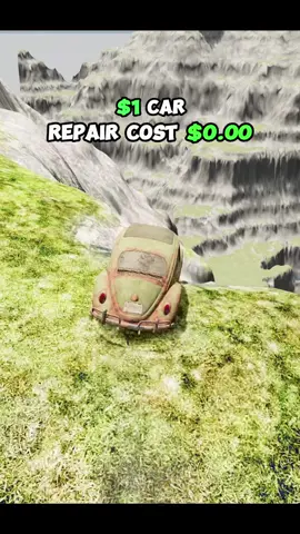 Would you repair this $1 car? #beamng #beamngdrive #beamngcrash #car #fyp 