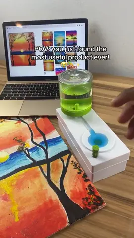 **LINK IN BIO!** 🎨 Say goodbye to messy paintbrushes with our revolutionary Paint Brush Cleaner Tools! 🖌️💧 Keep your brushes pristine and ready for your next masterpiece with this innovative brush rinser cup featuring running water circulation. Perfect for acrylic, watercolor, and water-based paints, it's a must-have for artists of all levels, from beginners to seasoned pros. Give the gift of clean creativity to yourself or the artist in your life and elevate your painting experience today! 🌟🎁 #PaintBrushCleaner #ArtSupplies #CreativeGifts  . . Video Creator: Unknown . . link to product👇 https://amzn.to/3TBMZie . . . All rights and Credits reserved for Respected Owner(s) . . Make sure to Follow for more 🔥 products! . . . #usefulgadgets #coolgadgets #amazongadgets #amazonmusthaves #amazonhome #amazonfinds #amazonmusthaves #amazongadgets #lifehacks #gadgets 