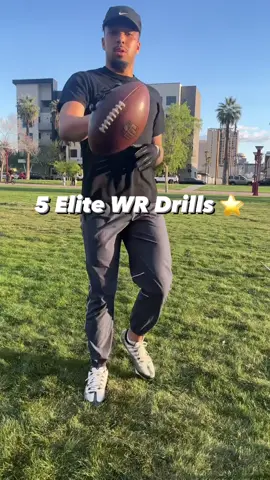 5 Elite Wr Drills ⭐️ #fyp #sigma #contentcreator #wr #widereciever #nfl #athlete #training 