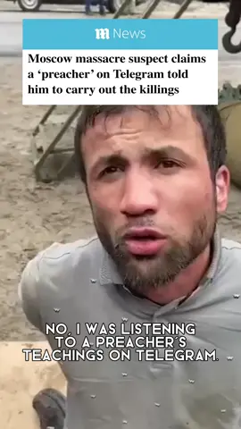 One of the suspects in the Moscow attack at Crocus City Hall claims a ‘preacher’ on Telegram instructed him to carry out the killings in exchange for money.  🎥 East2West  #moscow #suspect #attack #shooting 