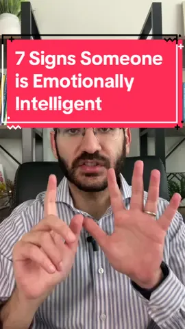 7 Signs Someone is Emotionally Intelligent. #emotionalintelligence #emotionallyintelligent #emotionalintelligenceiskey #emotionallymature #emotionaliq #fyp #foryou #foryoupage 