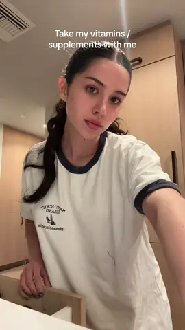 Take all my vitamins and supplements with me before bed <3