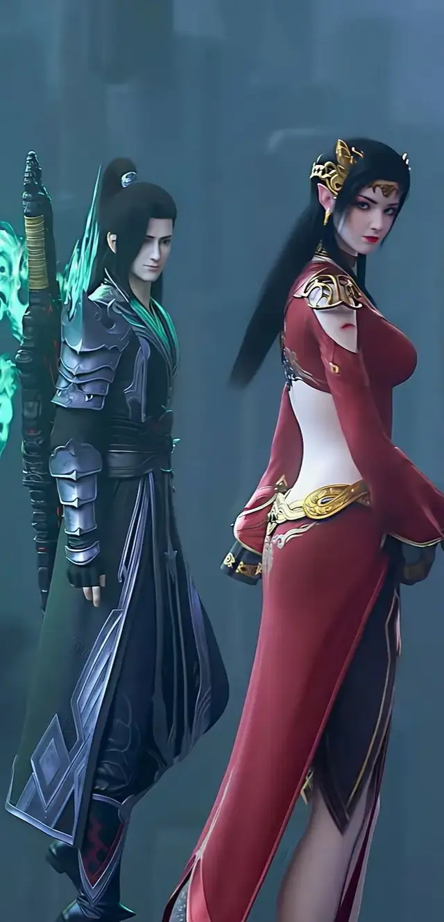 งุ้ยยย🥰🐍👑#cailinmedusa #battlethroughtheheavens #xiaoyan❤queenmedusa #fypシ #tik_tok 