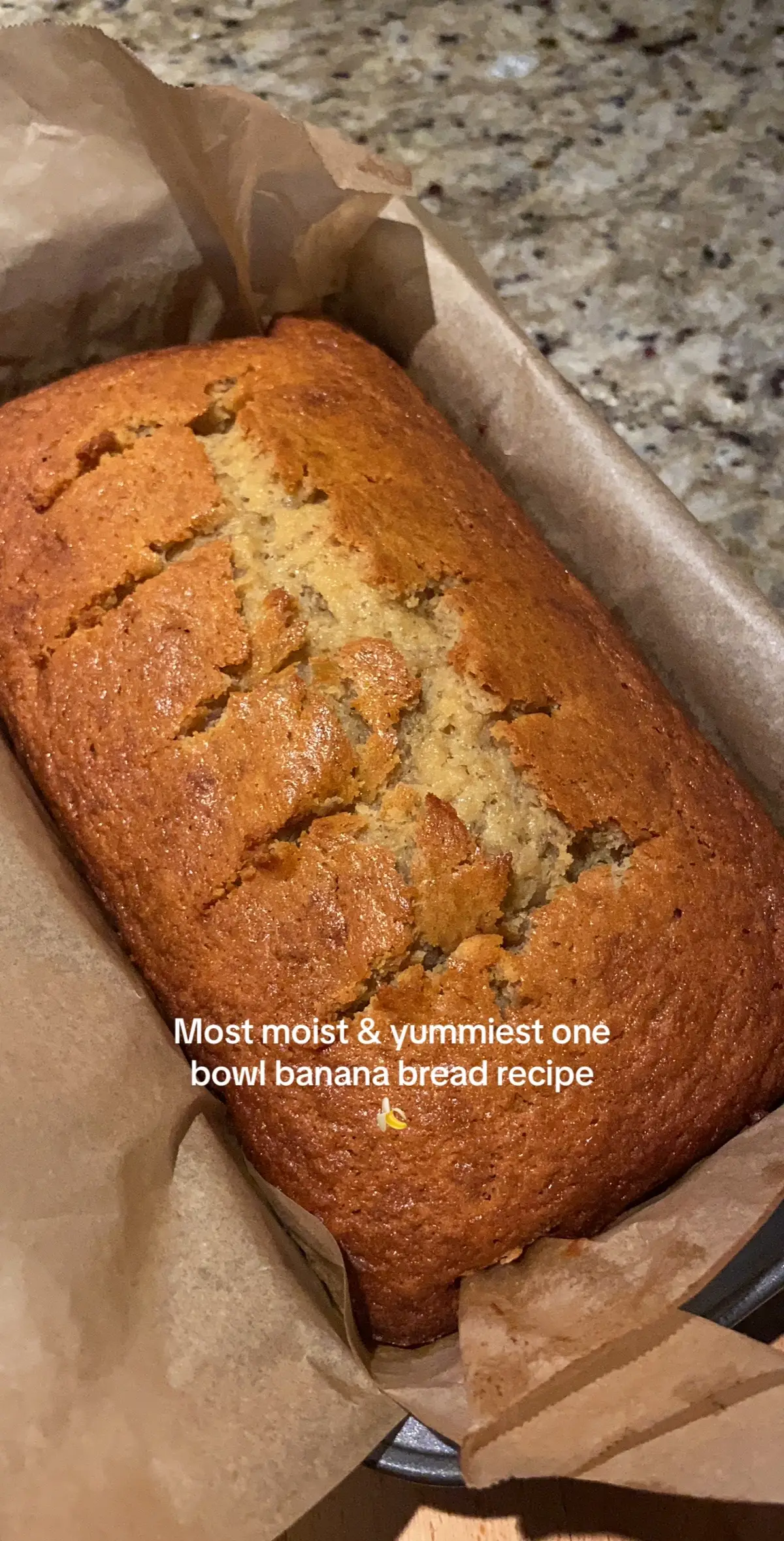 Baking really is therapeutic yall wasn’t lying 🤌🏽 #bananabread #bananabreadrecipe #breadrecipe #fyp #foodrecipe 