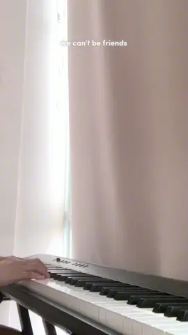 we can't be friends? #wecantbefriends #arianagrande @arianagrande #songcover #pianocover #fyp #eternalsunshine 🪐