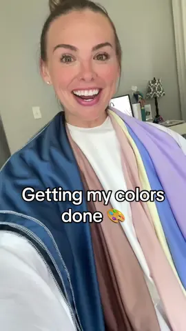 Tiktok made me get my colors done! What do y’all think? Did you see me as a summer? #colorpalette #trending #Summer 