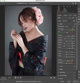 Giờ có bạn nào kéo file raw mà không sử dụng presets không nhỉ?#LearnOnTikTok #beauty #photoshop #photoshoptips #studio #photographer #photography 
