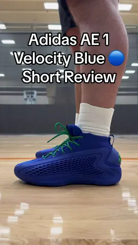 Adidas AE 1 “Velocity Blue” On Feet & In Hand Looks - Short Review . If you’ve played in the Adidas AE 1, what are your thoughts on them? . . #adidas #adidasae1 #ae1 #sneakers #basketballshoes #kotd #kicks #fyp #reels #shorts #sneakrtweakr