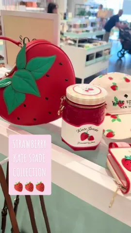 Umm Kate Spade did their THANGG🍓Have y’all seen this collection?? DROPPING TOMORROW 3/25! #fyp #foryoupage #katespadenyhappydance #strawberry #collection #newcollection 