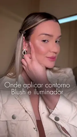 Tem dificukdade em aolicar comtorno, blush e iluminador? Entao assiaye esse vídeo ☺️ #maquiagem #maquiagemnotiktok #dicasdemaquiagem 