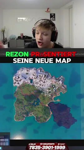 Rezon zeigt seine neue map. Um die map zu spielen gebt bei der Lupe ein ,,Solo endgame“ #fy #fyp #fortnite #viral #trending #rezon #rezonay #map #endgame #solo #creative 