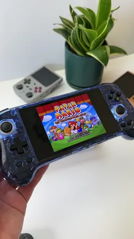 The latest Anbernic handheld to add to my rapidly growing collection 🤦 This is the RG556, Anbernic's most powerful handheld yet. It's about on par with the regular Retroid Pocket 4 and can handle a good portion of GameCube and PS2 games without much tinkering. Nice! It might look a little weird, but the RG556 is super comfortable for a handheld of its size. It's also got a really nice looking 5.48-inch 1080p AMOLED touchscreen. The only things I don't love about it are the tiny analog sticks and the super glossy plastic can take some getting used to. For around $185, it's very solid little retro handheld. Thanks to @GoGameGeek for sending me a unit to check out! 🫡  #anbernic #anbernicrg556 #retrohandheld #gamecube #gamecubegames #handheldgaming #emulation #handheldgameconsole 