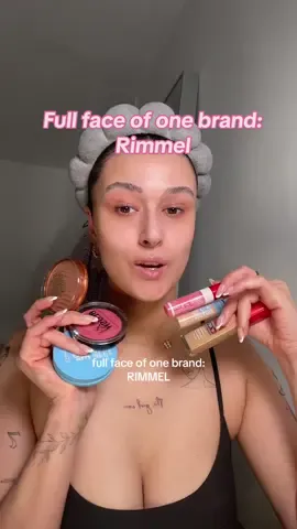 Full face of one brand: @rimmellondon ❤️❤️ who else is obsessed with drugstore makeup✨ #makeupdrugstore #drugstoremakeup #rimmelmakeup #fullfaceofonebrand #onebrandmakeup #affordablemakeup (not an ad, some products were gifted, others i purchased, no obligation to post)