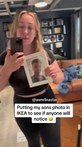 Putting sons photo in ikea to see if anoyone will notice 🤣🤣🤣 #fyp #foryoupage #prank #ikea 