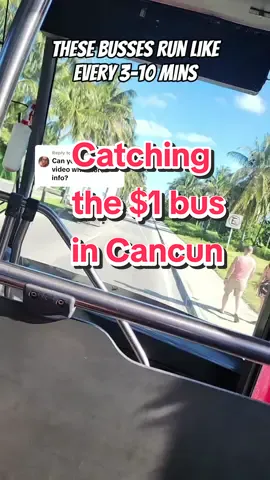 Replying to @jenns_life_  The red bus runs up and down the hotel zone. You can't miss them as these busses are EVERYWHERE!  Use precaution, especially at night, and be safe & respectful to the bus driver and the locals Enjoy the red bus yall!! #mexico #cancun #cancunbus #cancunmexico 