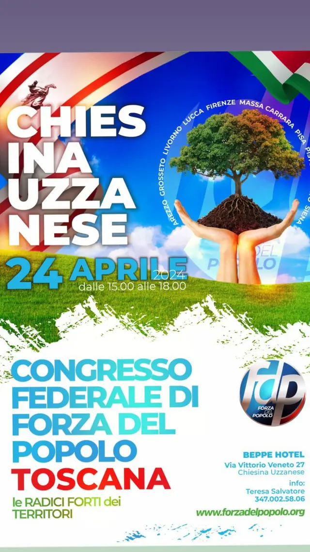 #Congresso #Toscana  #ForzaDelPopolo  #LilloMassimilianoMusso  #AndreaColombini  https://t.me/forzadelpopolo/6501