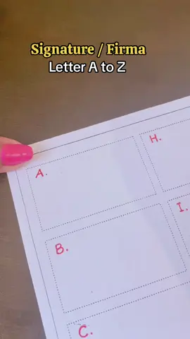 Signature Ideas from letter A to Z #signature #signatureideas #signatureinspiration #tandatangan #inspirasitandatangan #assinatura #firma #autograph #letter #signmaker #huruf #paraf #ideas #inspiration #art #calligraphy #longervideos #longervideo #longervideosontiktok 