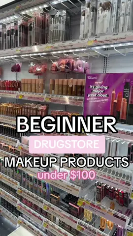 walmart makeup you need as a beginner 😘 #makeup #makeupforbeginner #blackgirltiktok #blackgirlmakeup #fypシ #foryou #makeupkit #makeupforbeginner #makeuptok #walmart #walmartfinds #makeupessentials #musthaveproducts #makeupproducts #fyp #beauty #drugstoremakeup @e.l.f. Cosmetics @loréal paris usa @rimmellondon @Maybelline NY @Black Radiance  