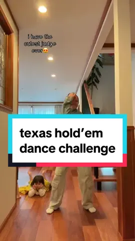 dancing texas hold’em infront of the cutest judge ever😚 #texasholdem #dance #dancechallenge #fy #fyp 