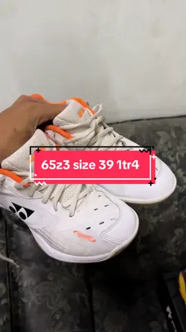 Giày yonex 65z3 size 39 1tr4 #fyp #badminton #65z3whitetiger 