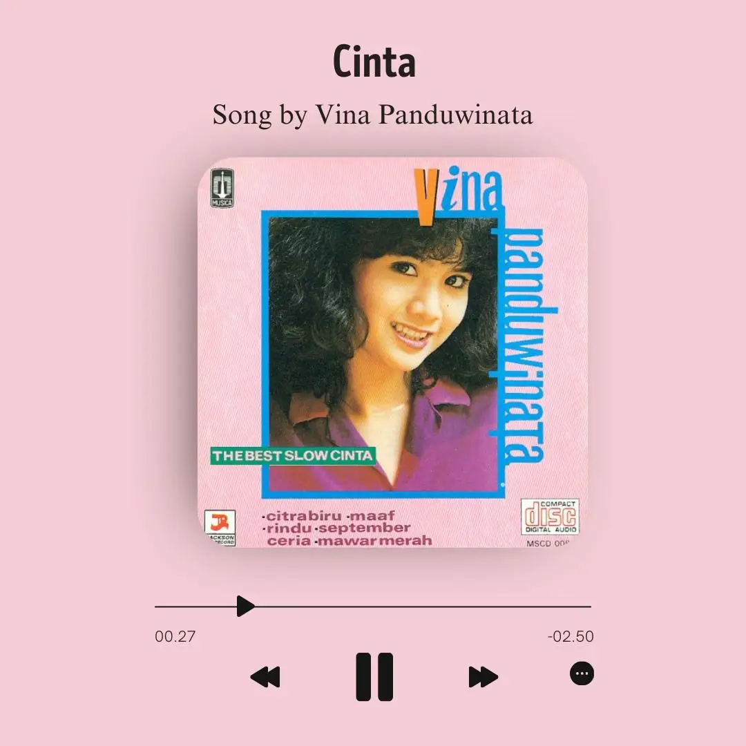 Cinta by Vina Panduwinata #musik #lagu #lirik #vinapanduwinata #cinta #90s #klasik #kisahcinta 