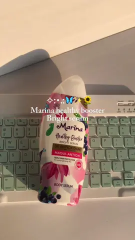 Yang kulit nya susah cerah sini merapat 🫶🏻🛒🌻 #marinabodyserum #marina #spillproduk #bodycareroutine #racuntiktok #fyp #glowing 
