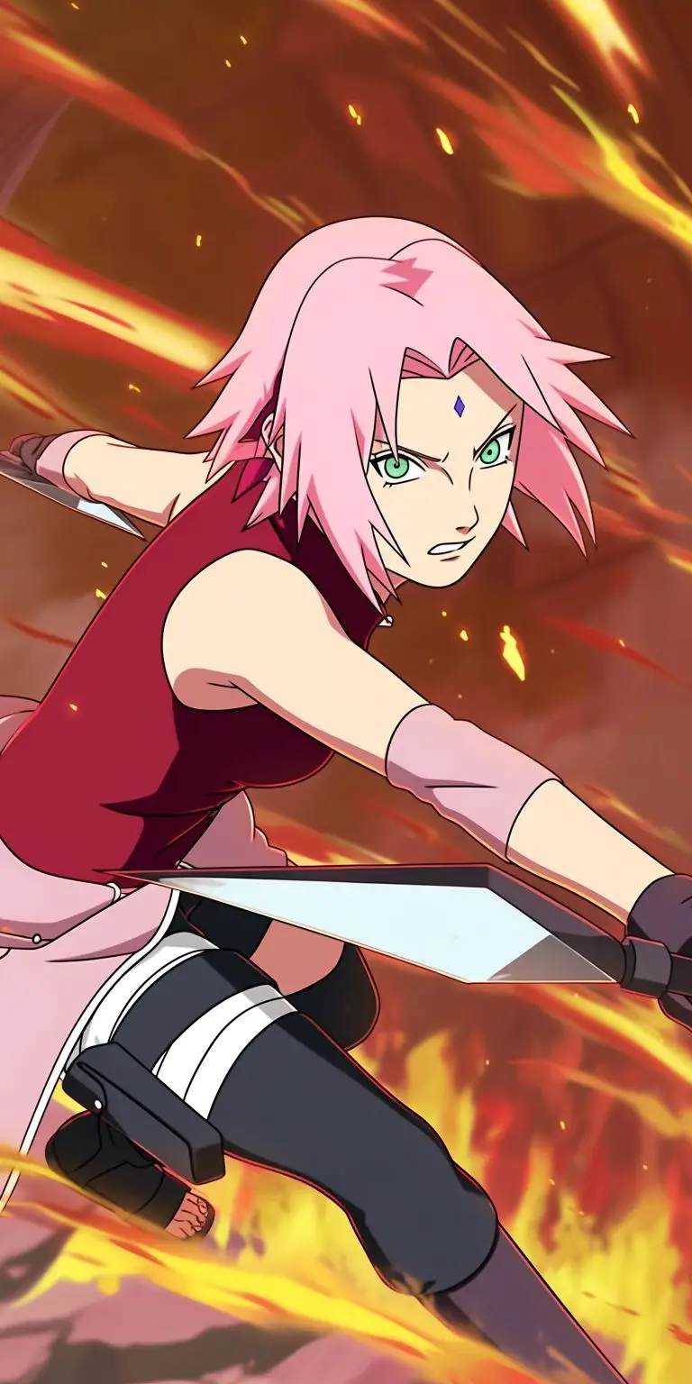 Sakura Haruno illustration #aiart #ai #anime #narutoshippuden #naruto #narutoanime #sakuraharuno #harunosakura #wallpaper #fandom 
