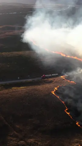 Incendio en la zona de altas montañas #incendio #incendiosforestales #dji @DJI Official 